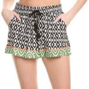 LA BLANCA RESORTWEAR BLACK WHITE GREEN PINK SIZE XS BRAND NEW WITH TAGS COVERUP